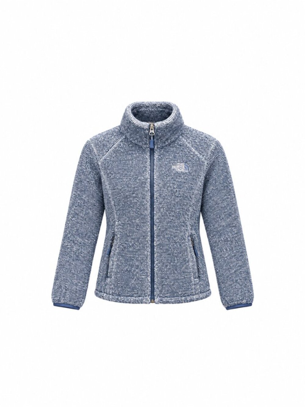 The North Face Women’s Blue Heather Full Zip Fleece Jacket
